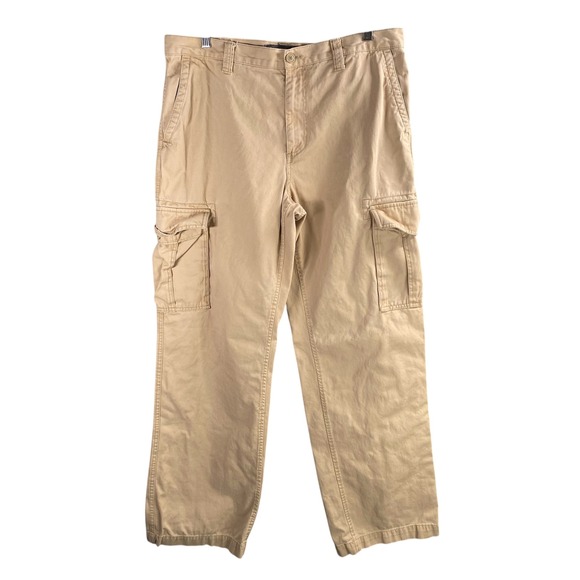 Vintage Y2k Old Navy Cargo Pants Size 36x34 Loose Fit Baggy Skater Workwear - Picture 1 of 7